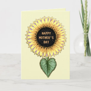 Mother's Day Sunflower Card