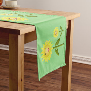Mothers Day Sunflowers Short Table Runner