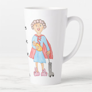 Mother's Day Super Mom Latte Mug