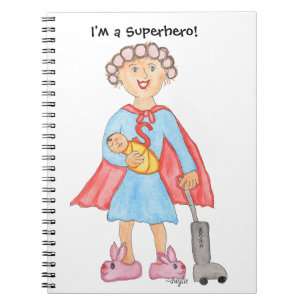 Mother's Day Super Mum Notebook