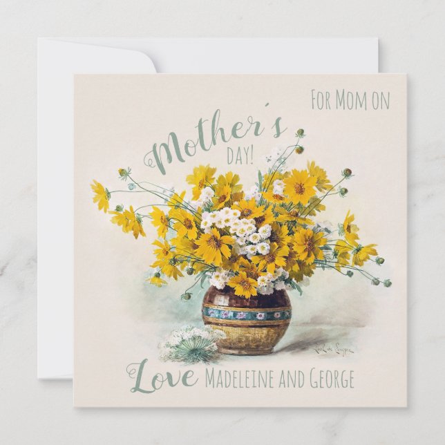 Mother's Day Sweet & Sunny Longpre CC1108 Card (Front)
