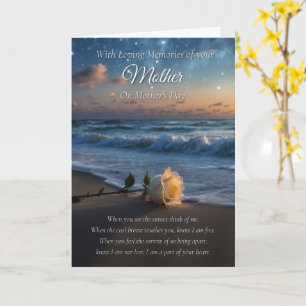 Mothers Day Sympathy in Remembrance of Mom Mother  Card
