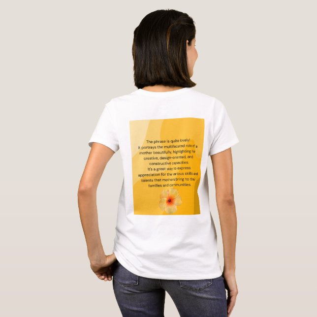 Mother's day T-Shirt (Back Full)