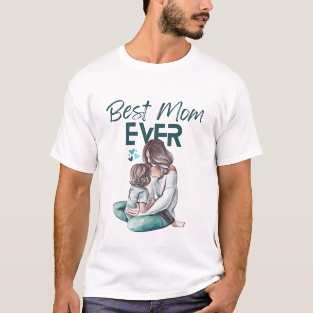 Mother's Day T-shirt Design for Mum and Family (Front)