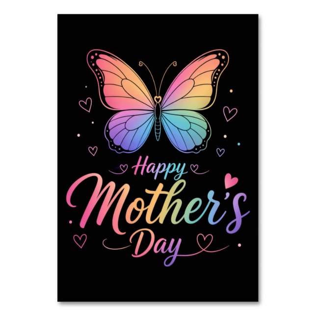 Mothers Day Table Number (Front)