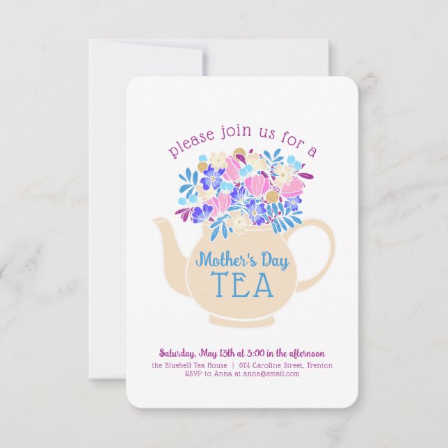 Mother's Day Tea Invitation (Front)