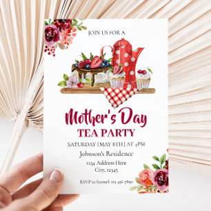 Mother's Day Tea Party Invitation