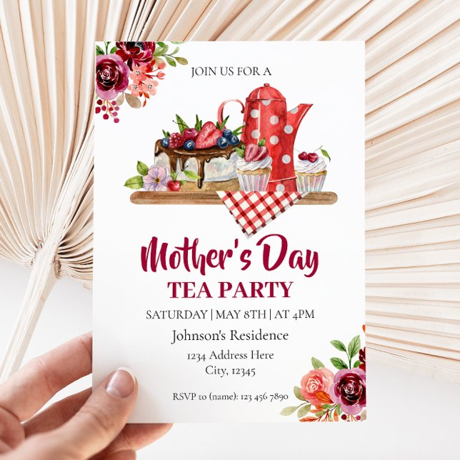 Mother's Day Tea Party Invitation (Creator Uploaded)