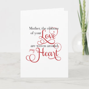 Mother's Day, The Ribbons of your Love Card