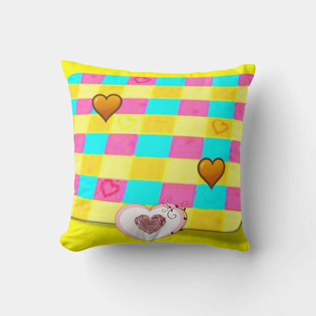 Mother's Day Throw Pillow (Front)