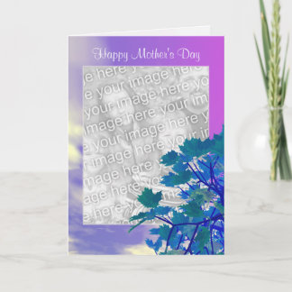 Mother's Day Tree-Top photo frame Card