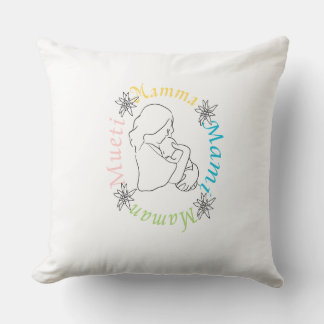Mother's day tribute Multilingual Cushion