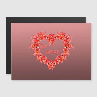 Mother's Day - Tulip Heart for MOM - Rose | 