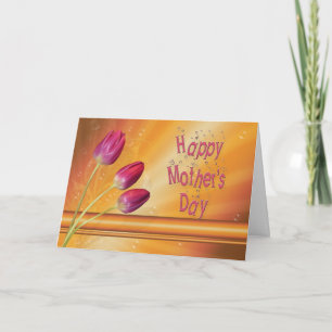 Mother's Day, tulips full of sunshine Card