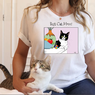 Mother's Day Tuxedo Cat T-Shirt