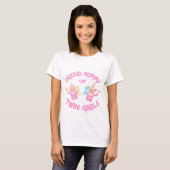 Mother's Day Twin Girls T-Shirt (Front Full)