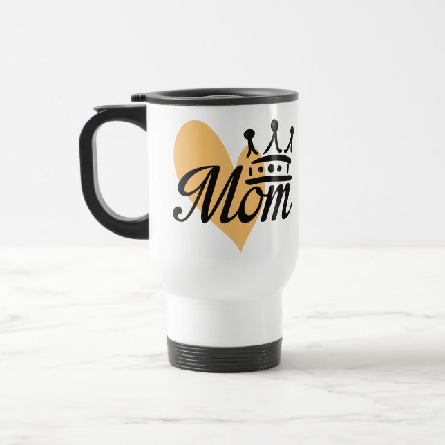 Mother's Day Typography Travel Mug (Left)