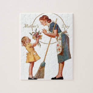 Mothers Day Vintage Jigsaw Puzzle