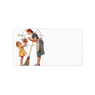 Mothers Day Vintage Label