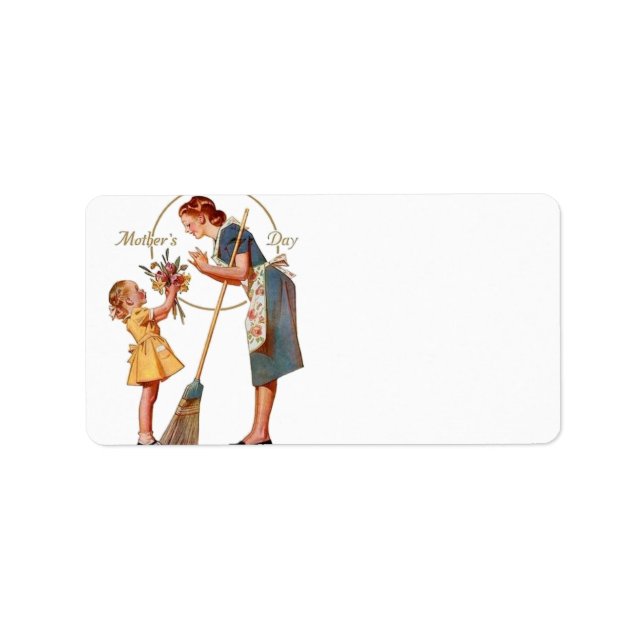Mothers Day Vintage Label (Front)