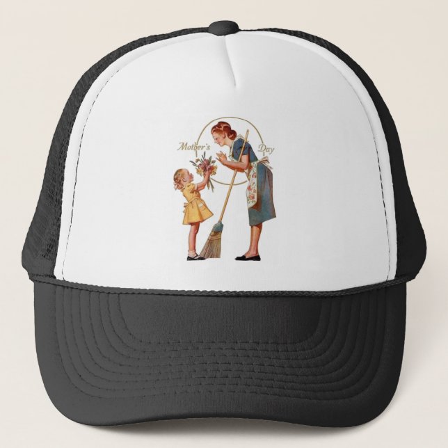 Mothers Day Vintage Trucker Hat (Front)