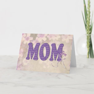Mother's Day Violets Card