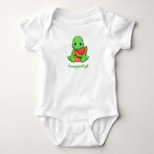 Mother's Day Watermelon Baby Dragon Personalised.  Bodysuit