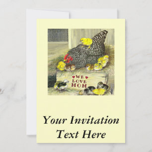 Mother's Day: We Love Mum! Invitation