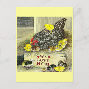 Mother's Day:  We Love Mum! Postcard