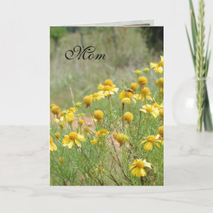 Mothers Day Wildflower Card by Janz