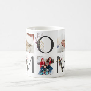 Mother's Day Wildflower Letters MOM Coffee Mug