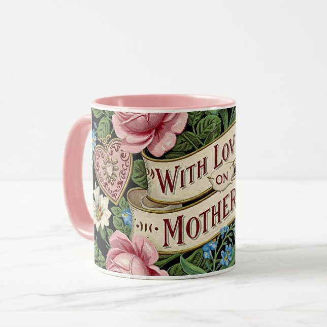 Mother's Day with Love Mug (Front Left)