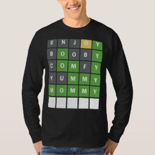 Mother's Day  Word Guessing Game Mum Of Nursing To T-Shirt