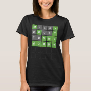 Mother's Day  Word Guessing Game Mum Of Toddler 1 T-Shirt