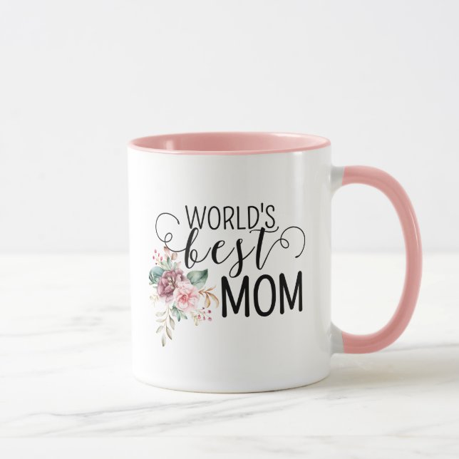 Mother's Day World's BEST Mom Coffee Mug (Right)