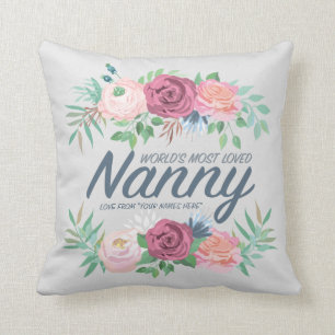 Mother's Day - World's Most Loved Nanny Cushion