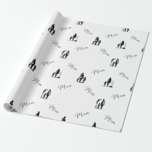 Mother's Day Wrapping Paper   Elegant Gift Paper