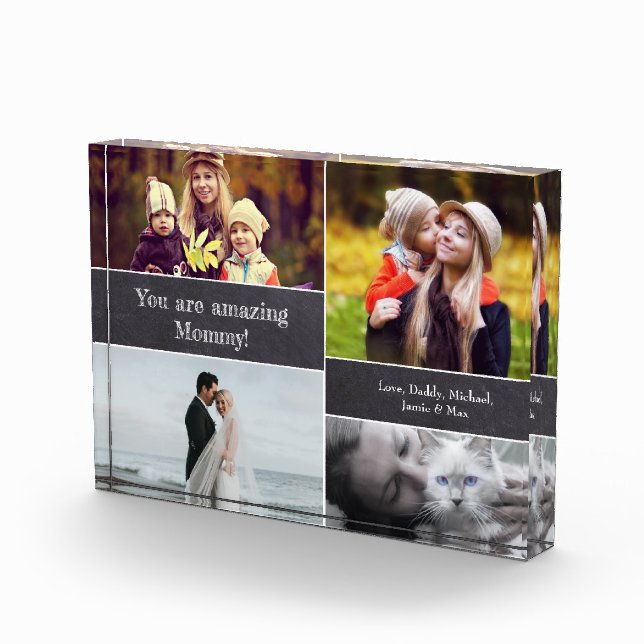 Mother's day You are Amazing Mummy Photo collage Block (Right)