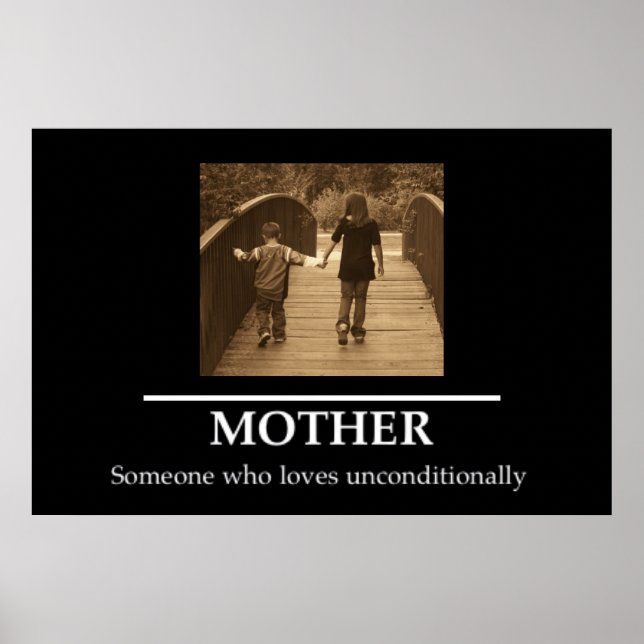 Mother's Definition Photo Poster Template (Front)