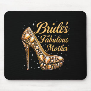 Mother's fabulous bride happy wedding married day mouse mat
