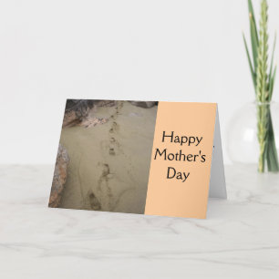 Mother's Footsteps to Follow in Life Card