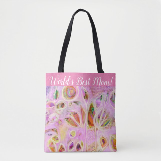 Mother's Garden Personalised Tote Bag (Front)