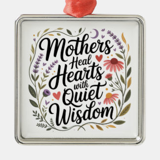 Mothers Heal Hearts With Quiet Wisdom Metal Tree Decoration