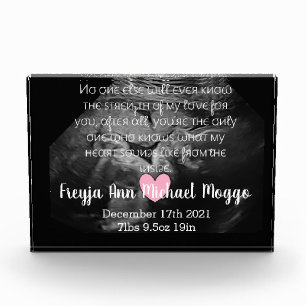 Mothers Heart Beat Quote  Photo Block