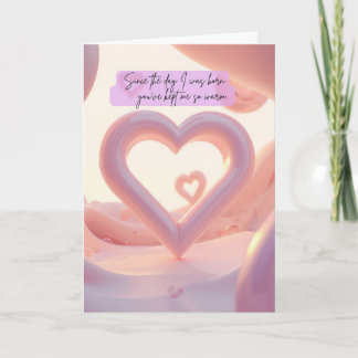 Mother's keep us warm card