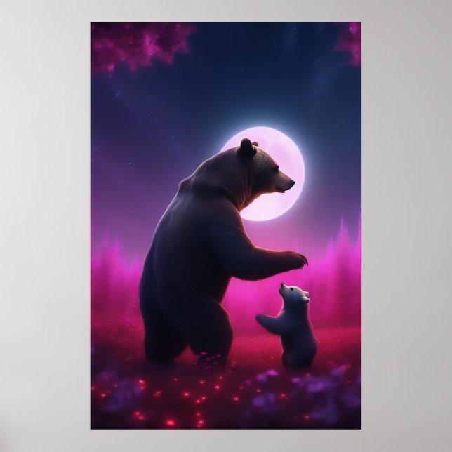 Mother's Love Bear Poster (Front)