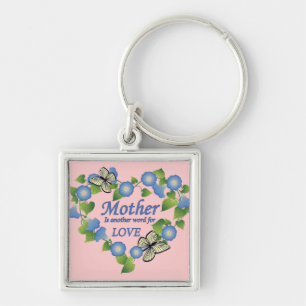 Mother's Love Heart Key Ring