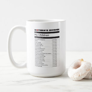 Mother's Love Invoice Coffee Mug - Heartfelt Gift