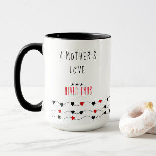 Mother's Love Never Ends Mother's Day Mug