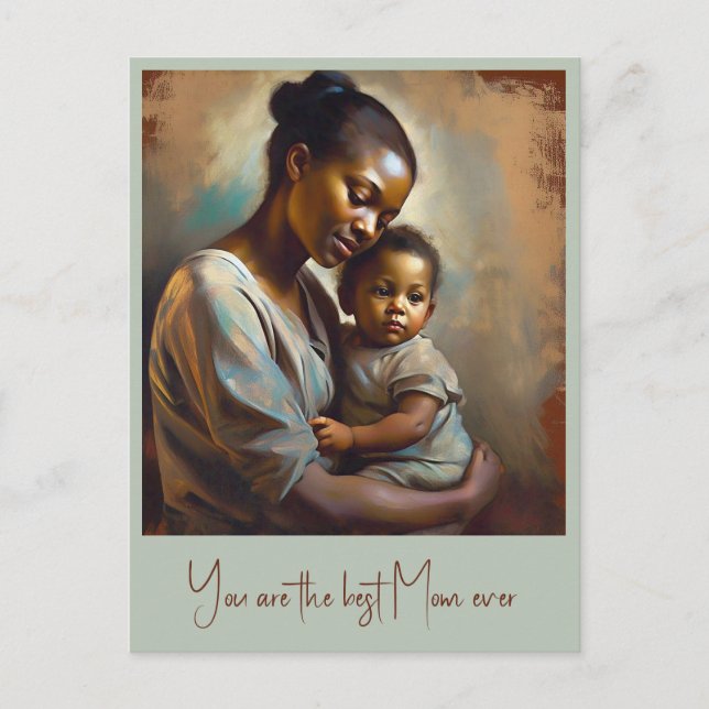 " MOTHER'S LOVE " POSTCARD (Front)